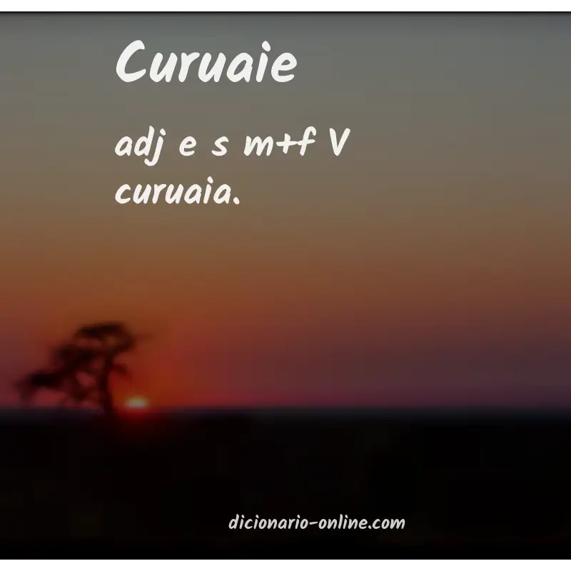 Significado de curuaie