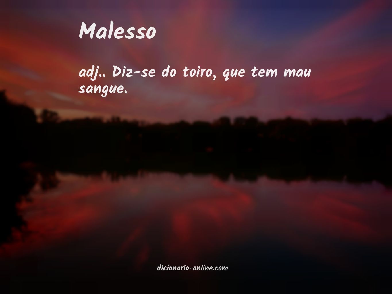 Significado de malesso