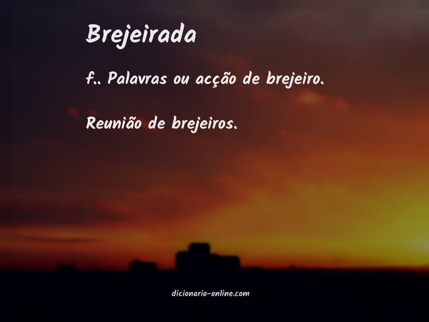 Significado de brejeirada