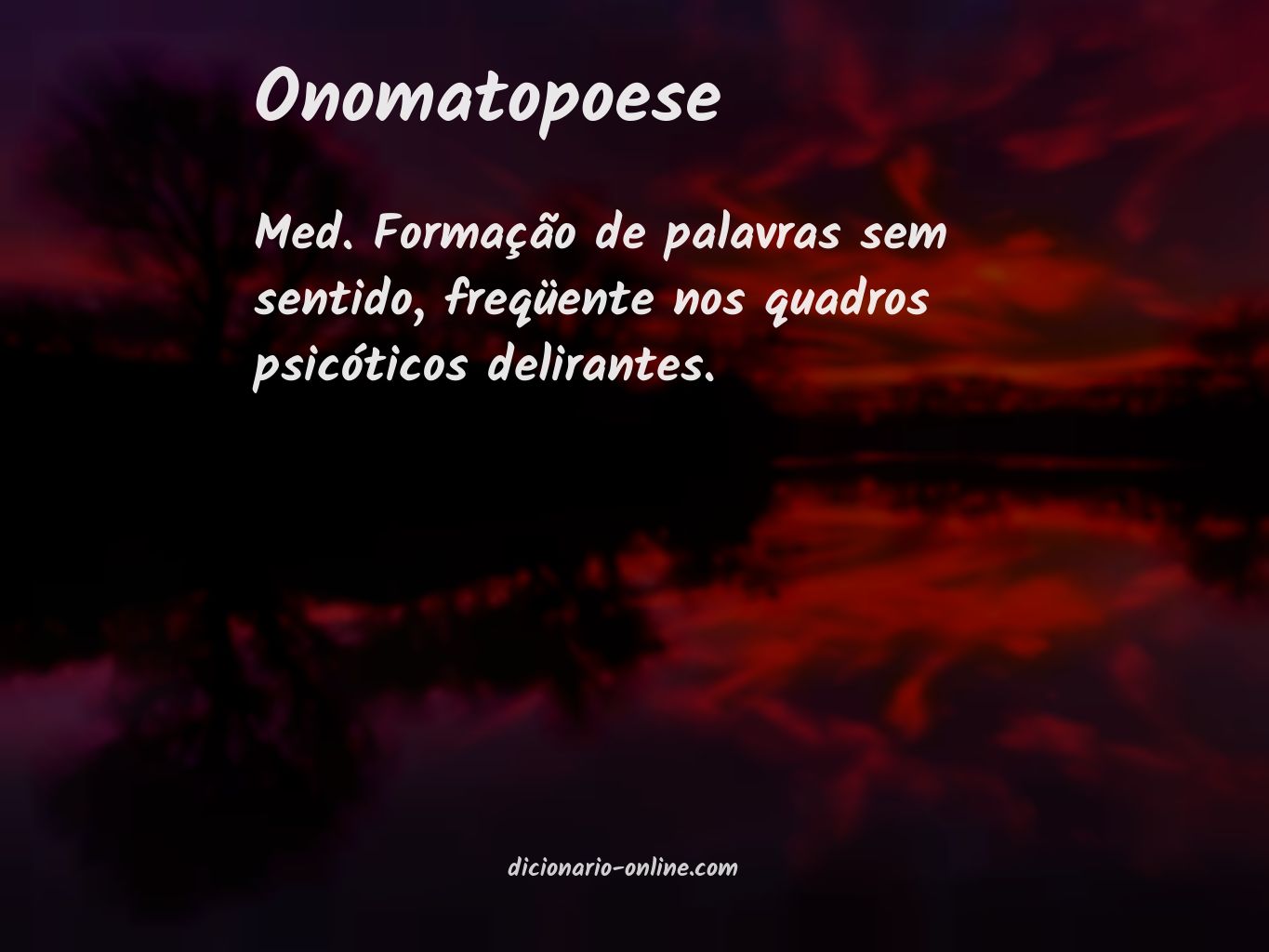 Significado de onomatopoese