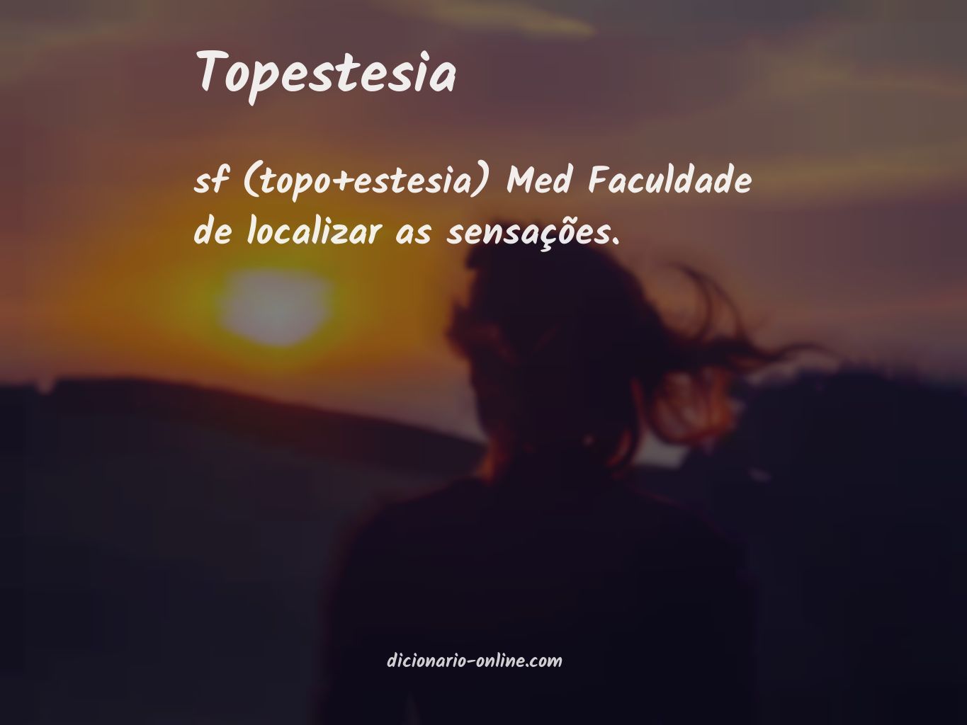 Significado de topestesia