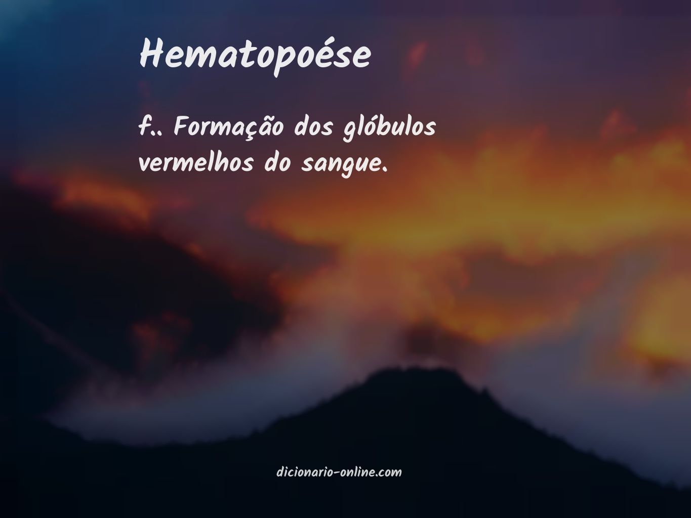 Significado de hematopoése