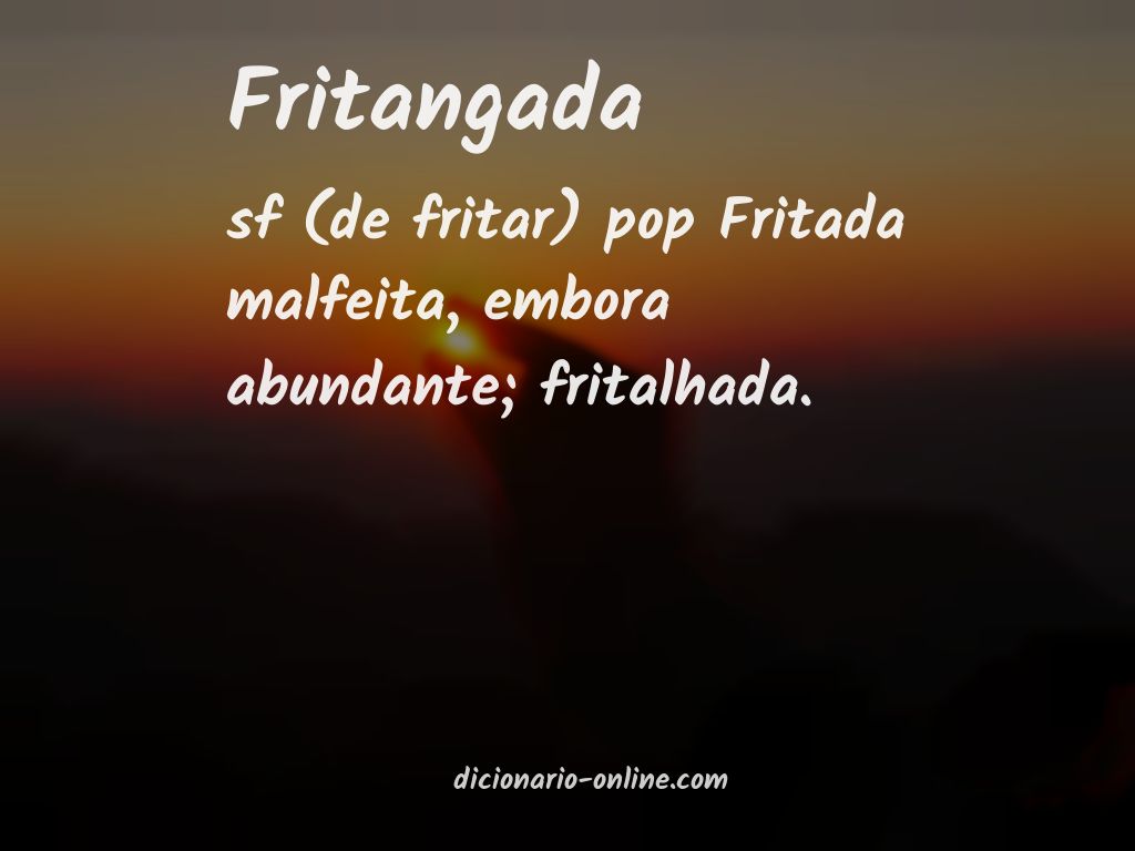 Significado de fritangada