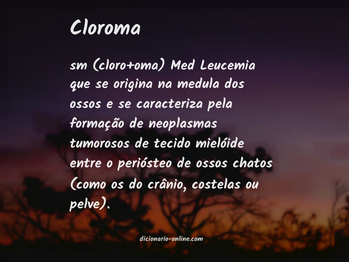 Significado de cloroma