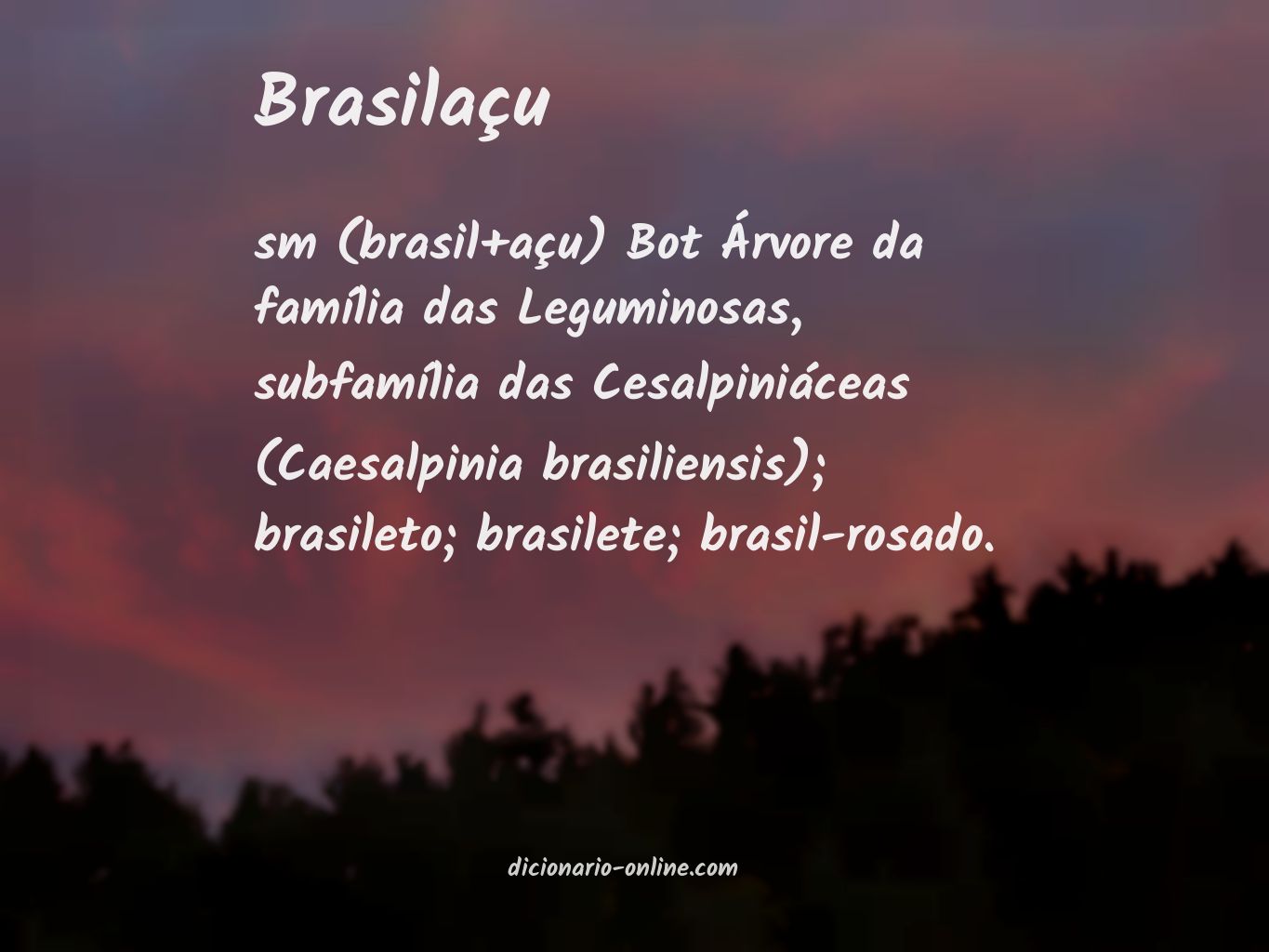 Significado de brasilaçu