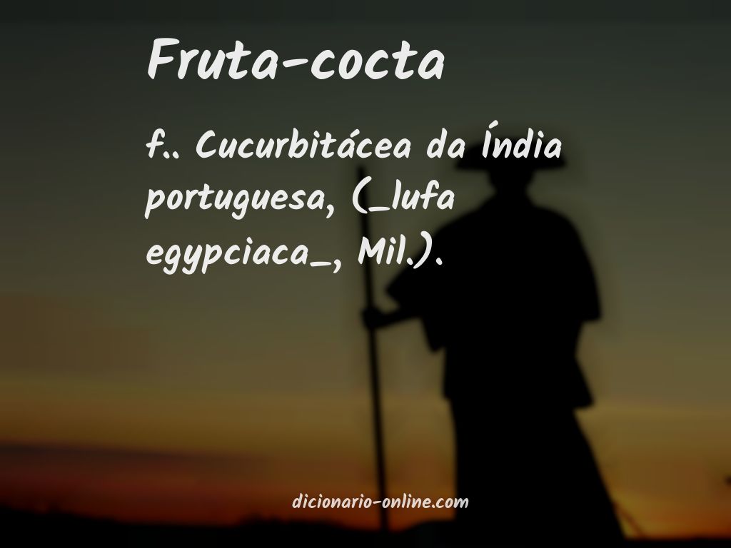 Significado de fruta-cocta