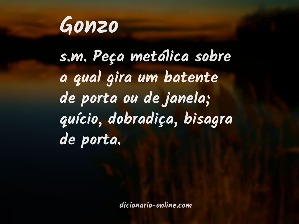 Significado de gonzo