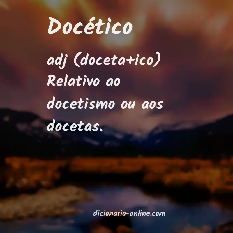 Significado de docético