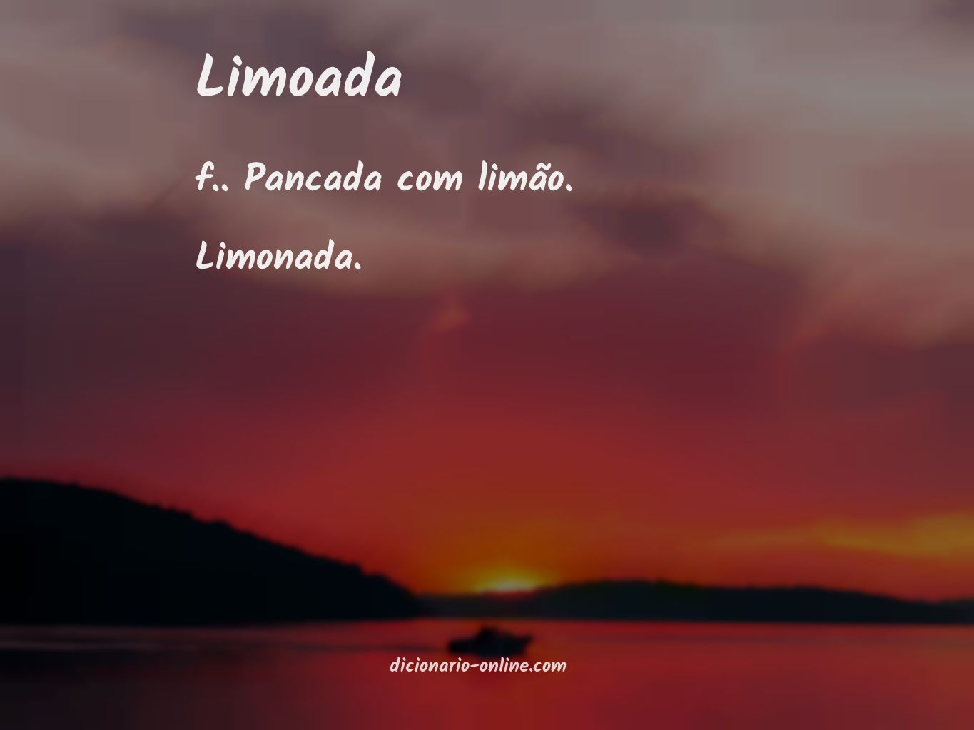 Significado de limoada