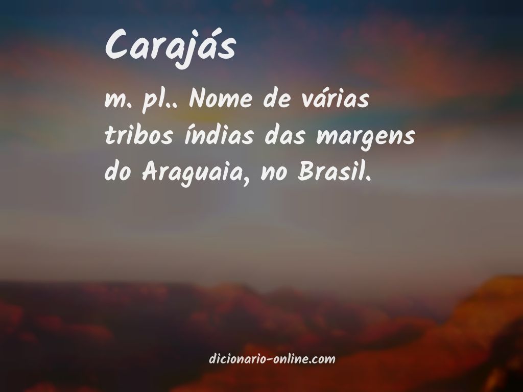 Significado de carajás