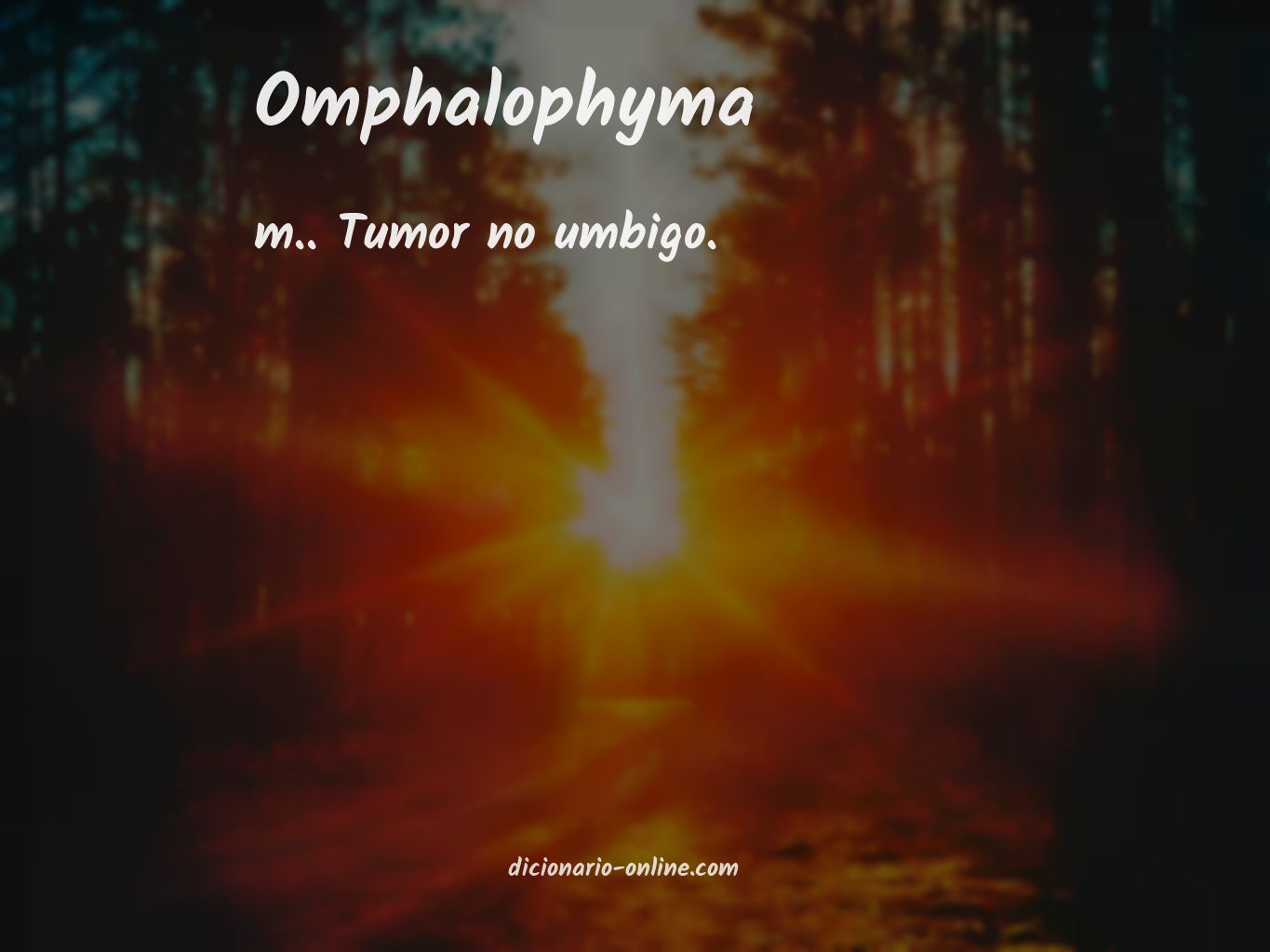 Significado de omphalophyma