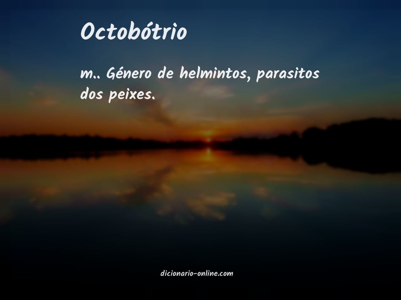 Significado de octobótrio