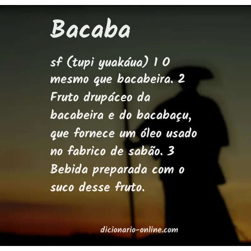 Significado de bacaba