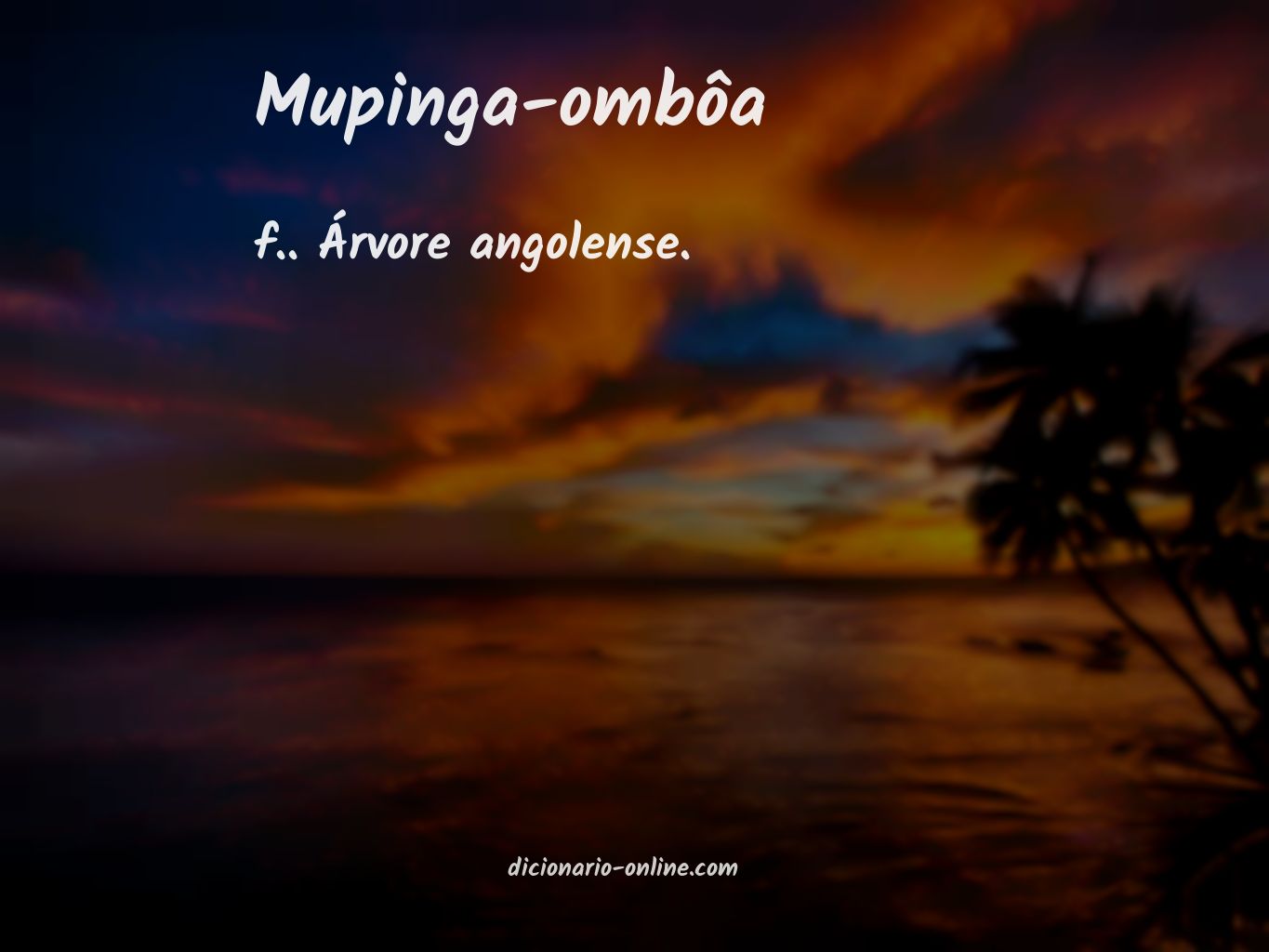 Significado de mupinga-ombôa