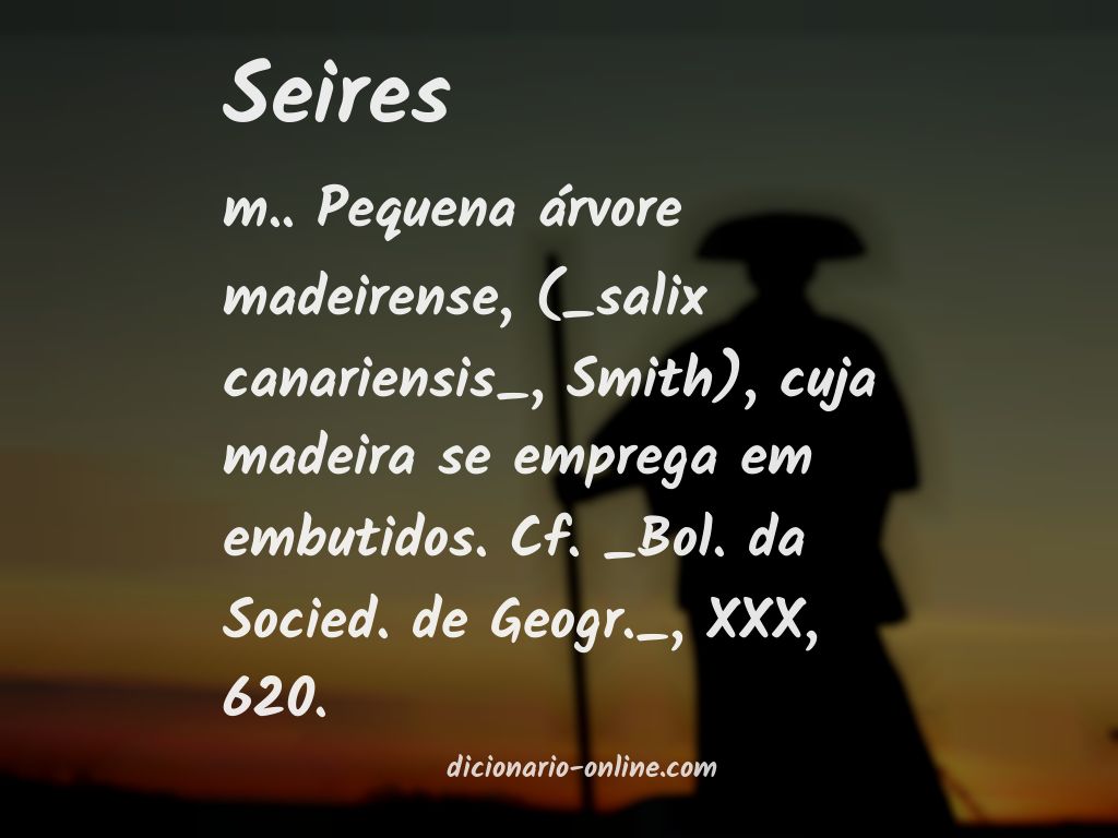 Significado de seires