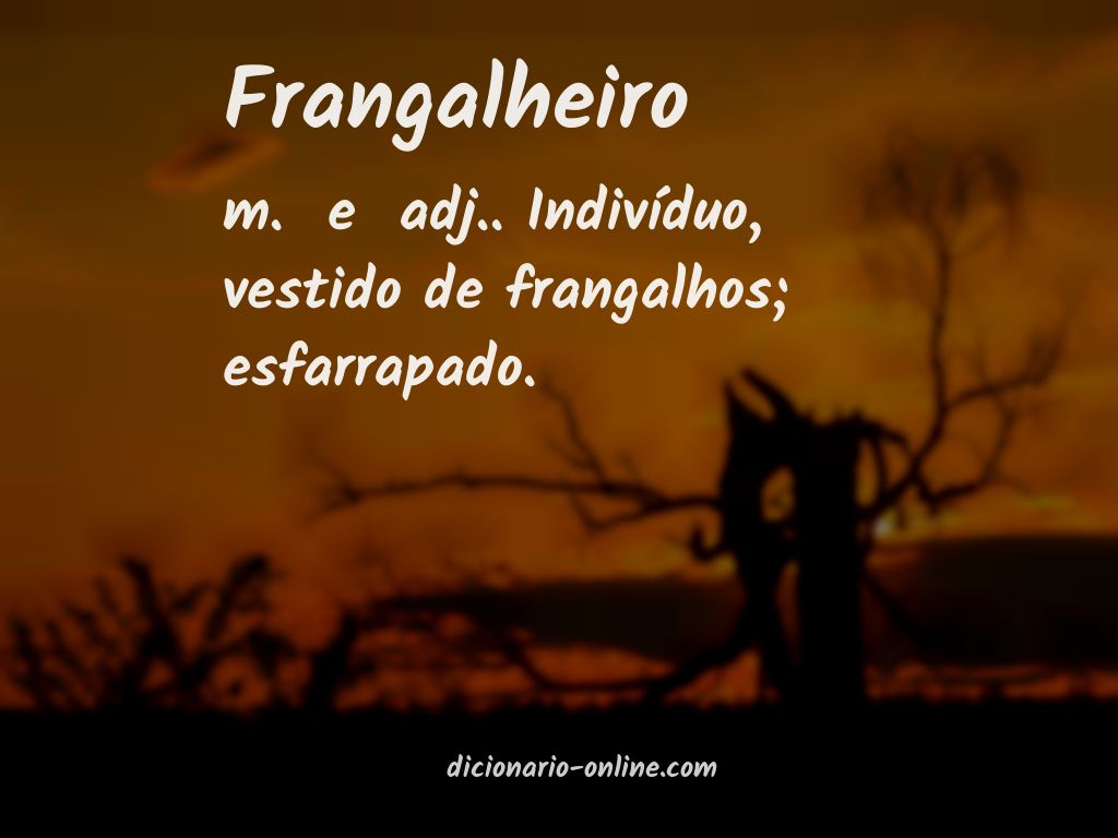 Significado de frangalheiro