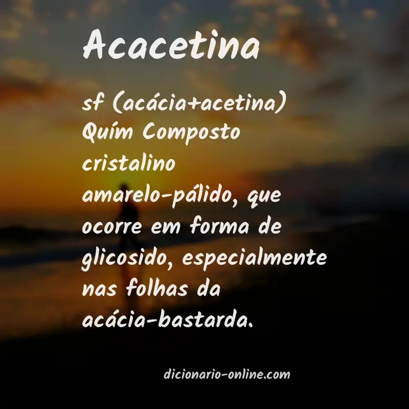 Significado de acacetina