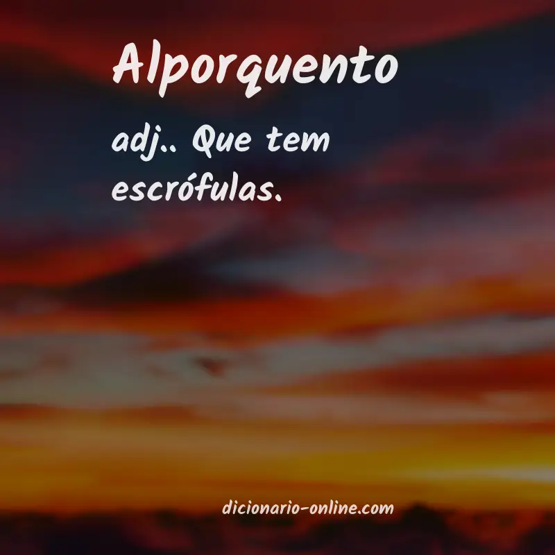 Significado de alporquento