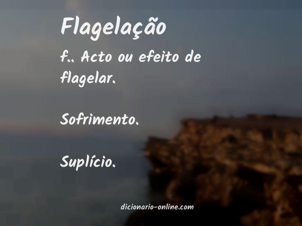 Significado de flagelação