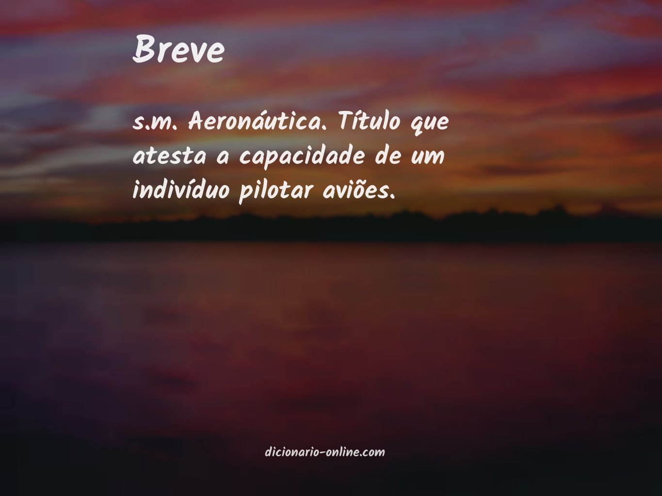 Significado de breve