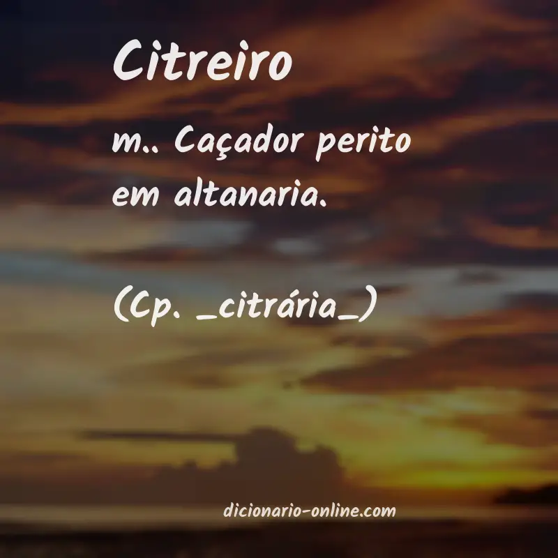 Significado de citreiro