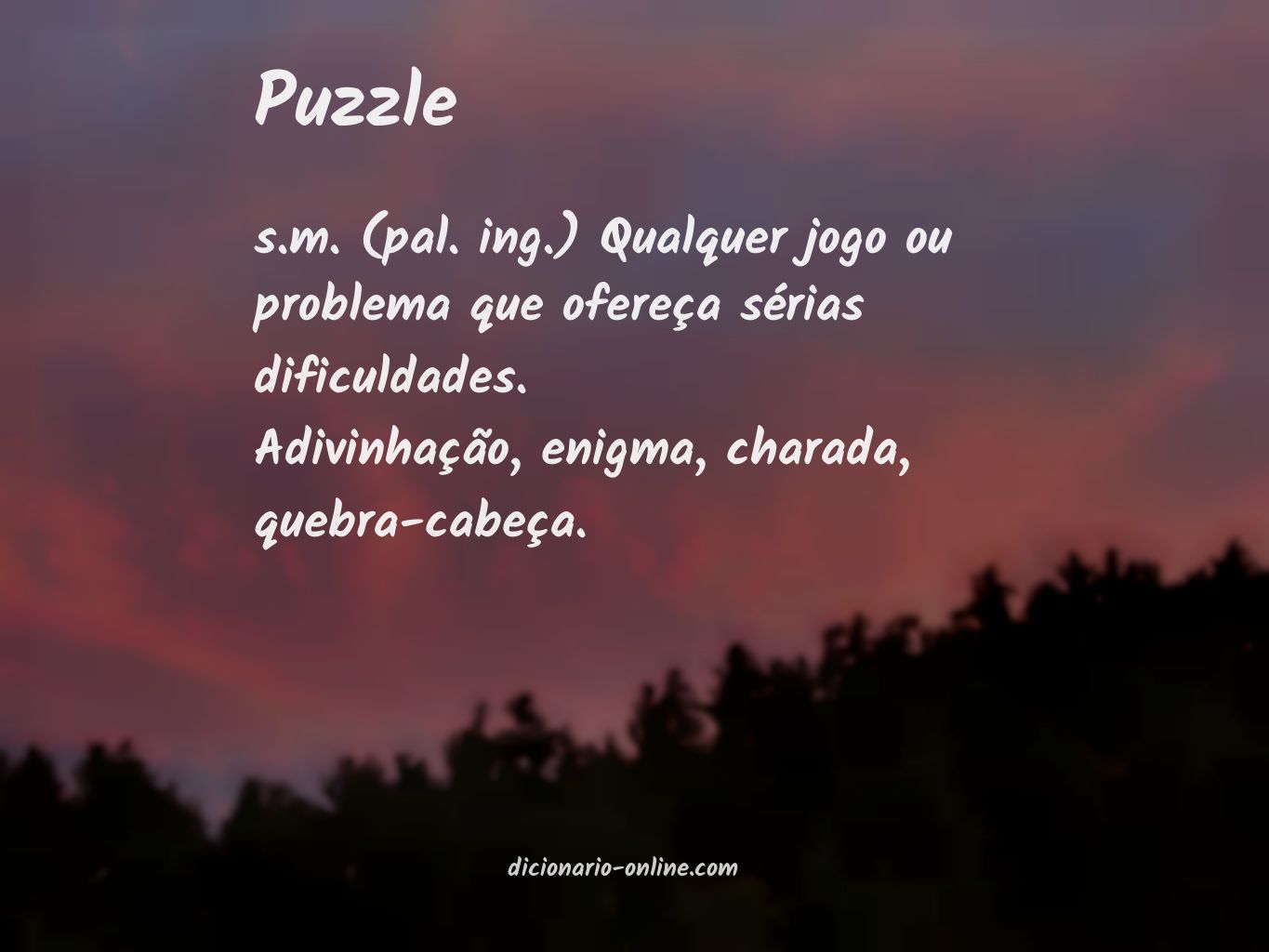 Significado de puzzle