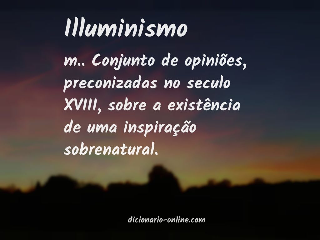 Significado de illuminismo