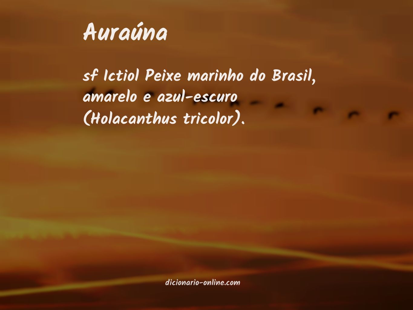 Significado de auraúna