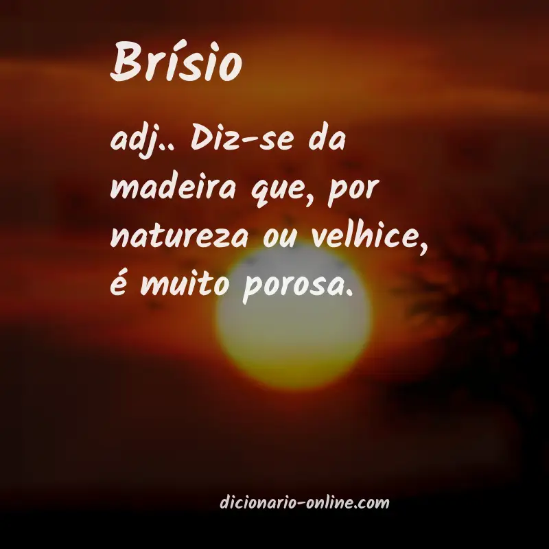 Significado de brísio
