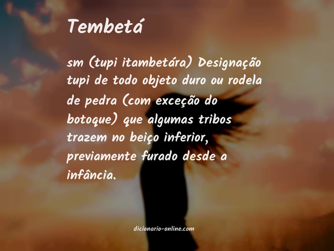 Significado de tembetá