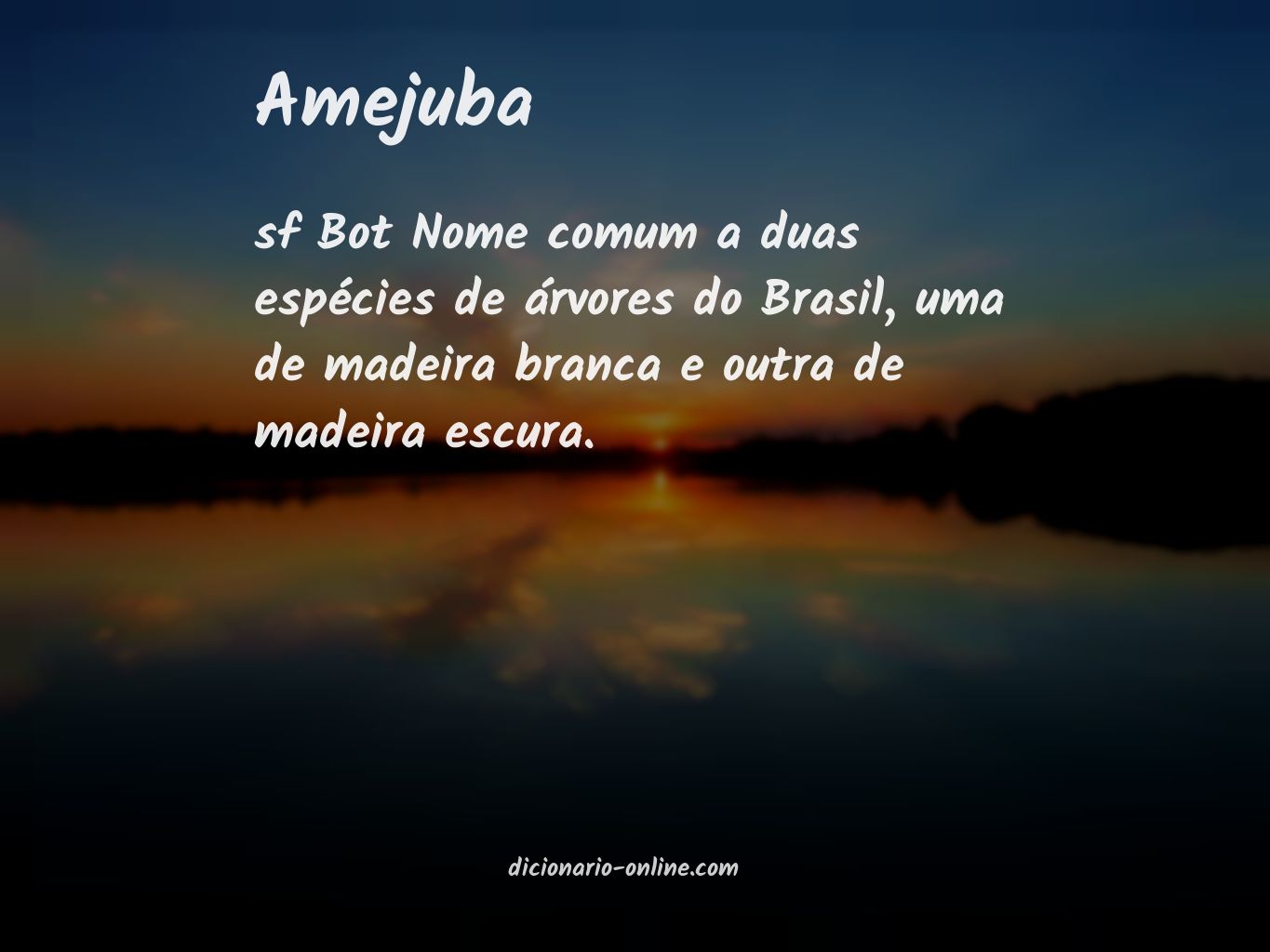 Significado de amejuba