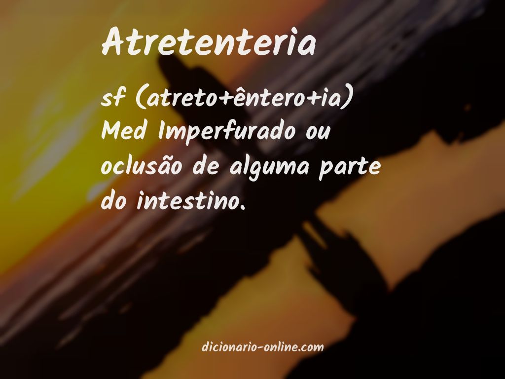 Significado de atretenteria