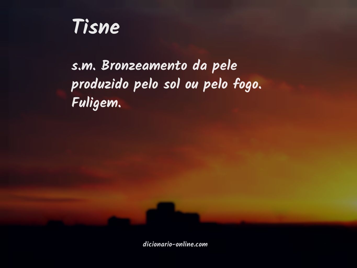 Significado de tisne