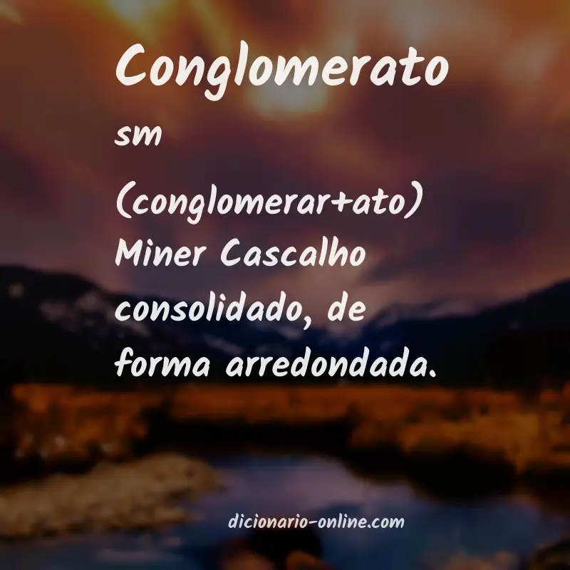 Significado de conglomerato