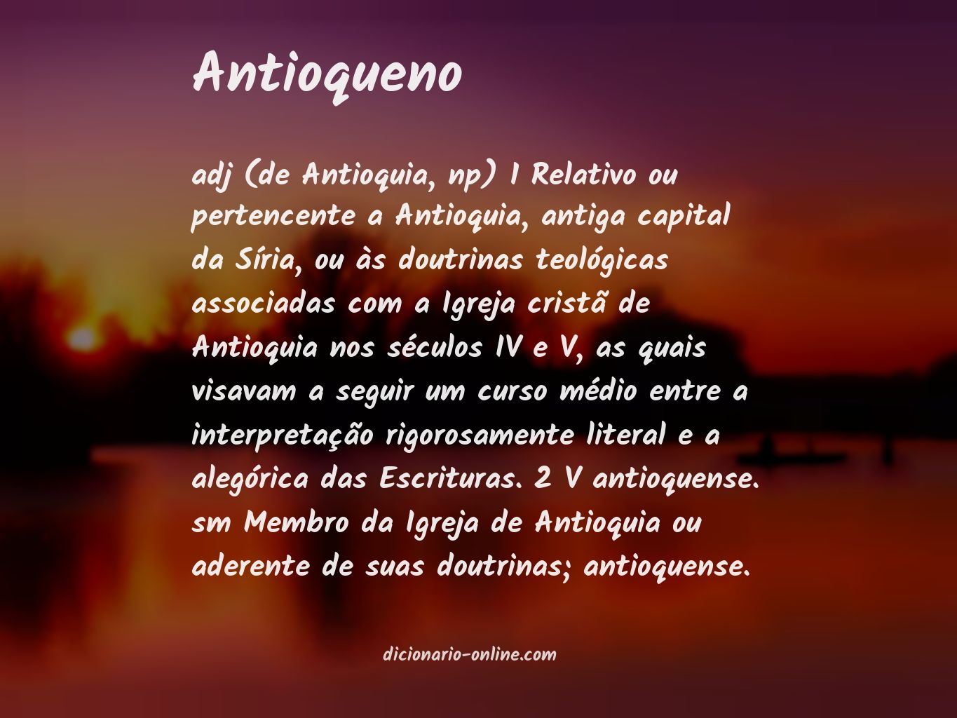 Significado de antioqueno