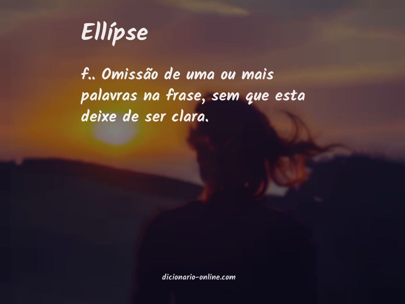 Significado de ellípse