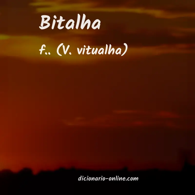 Significado de bitalha