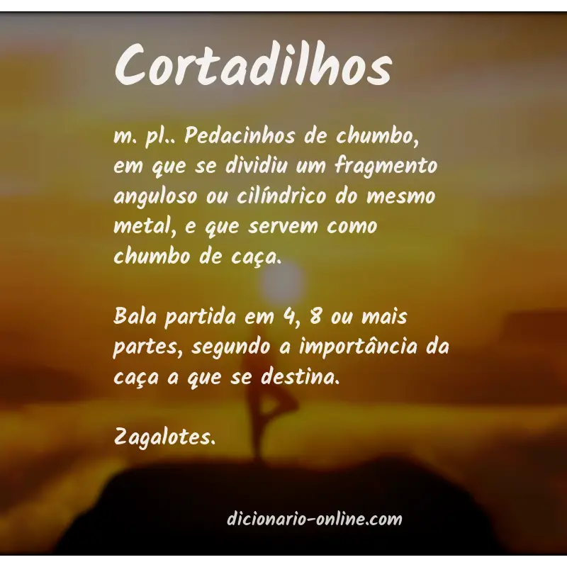 Significado de cortadilhos