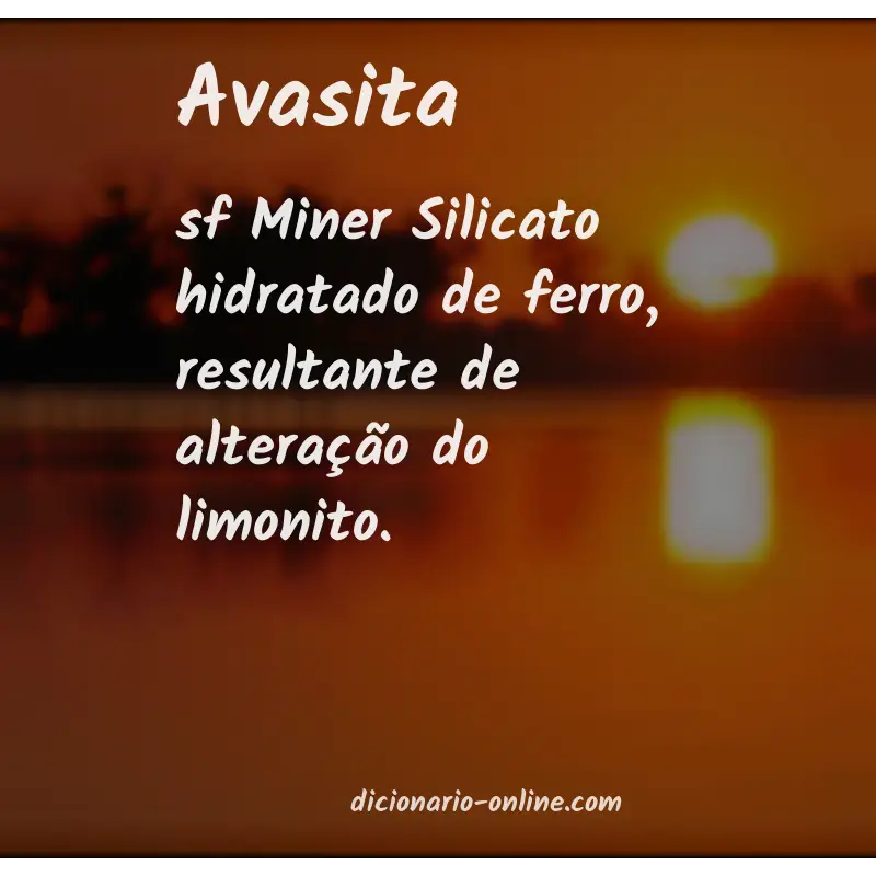 Significado de avasita