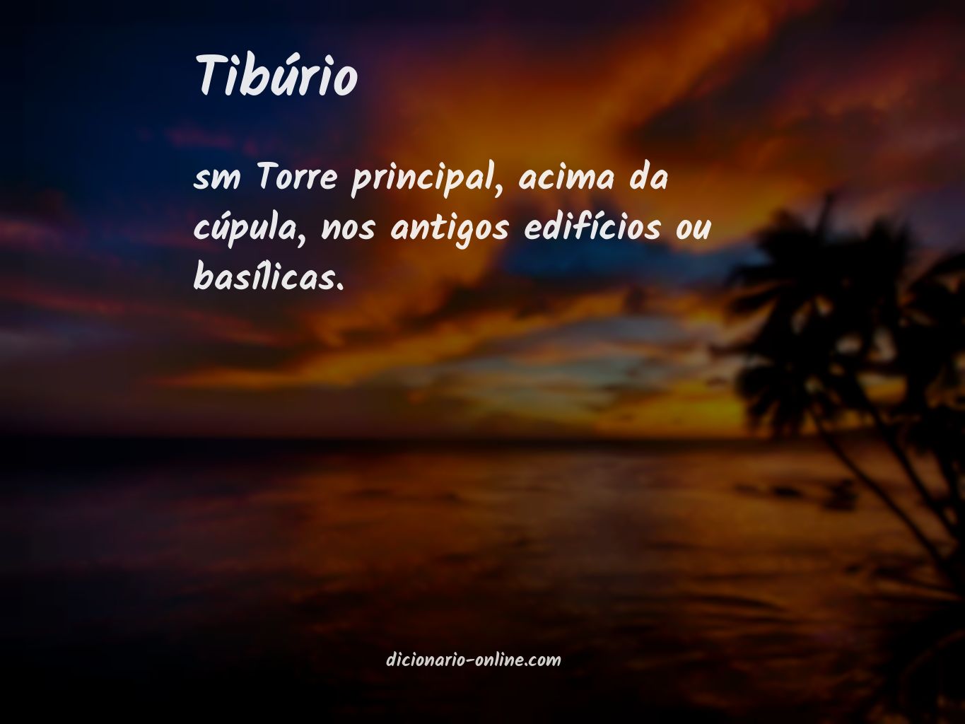 Significado de tibúrio