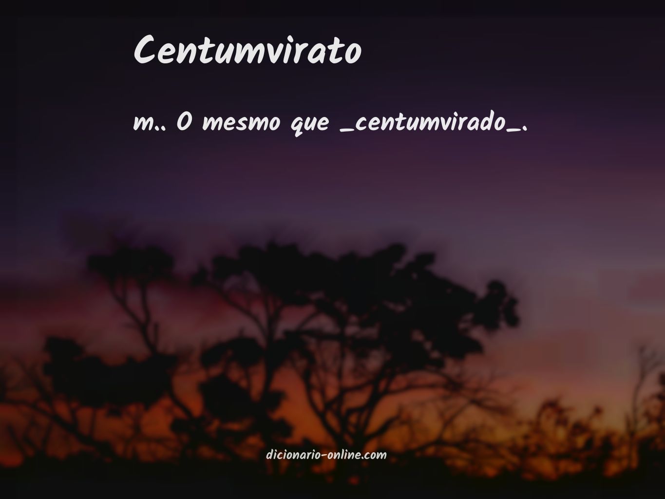 Significado de centumvirato