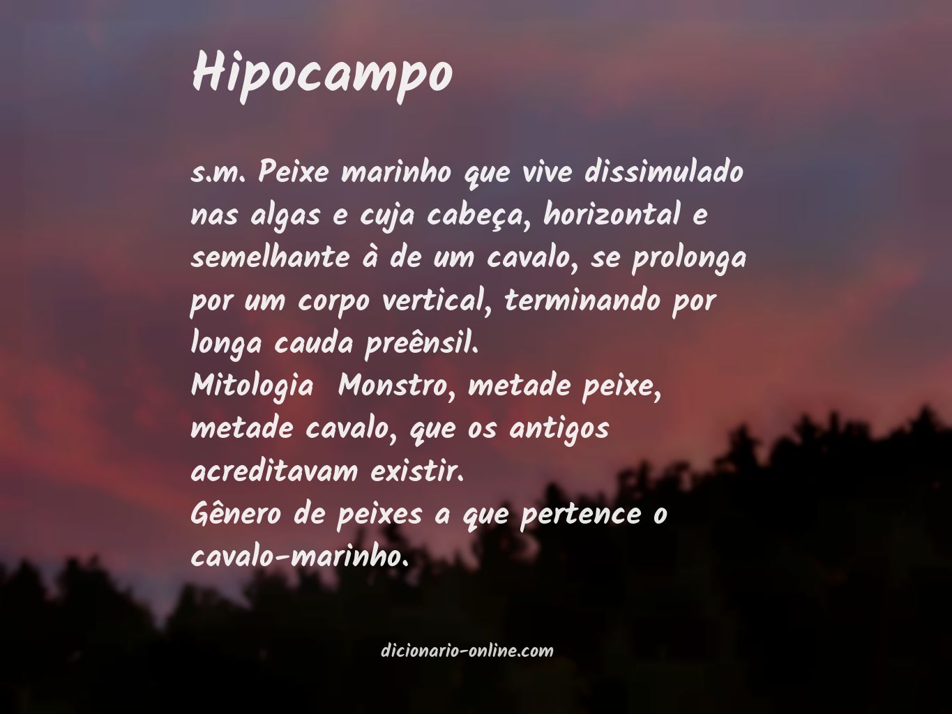 Significado de hipocampo