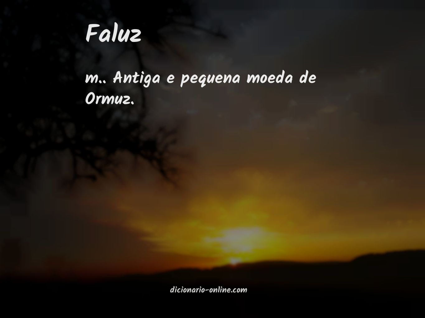 Significado de faluz