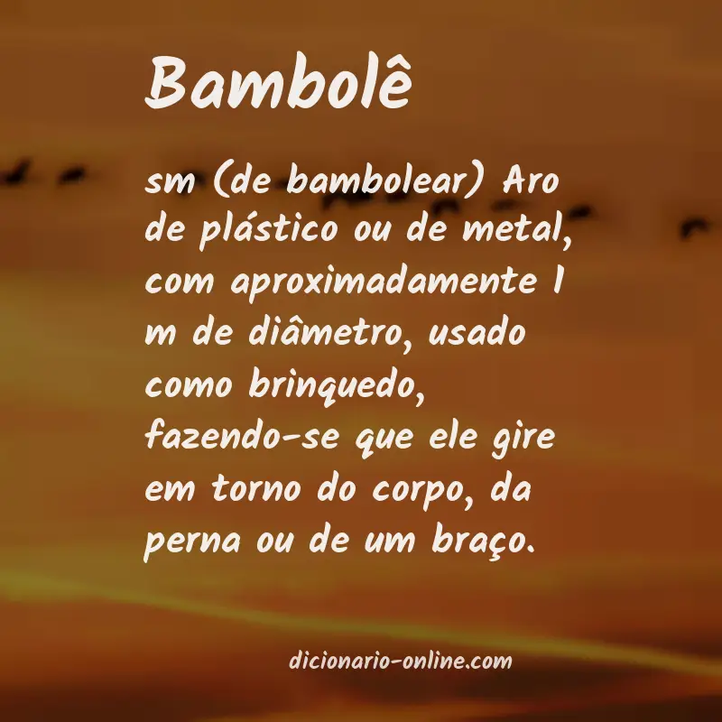 Significado de bambolê
