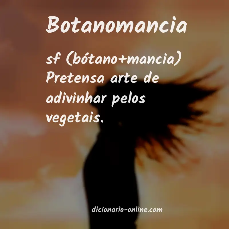 Significado de botanomancia