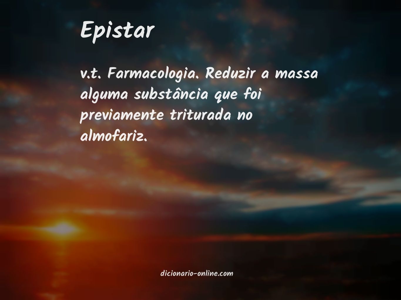 Significado de epistar