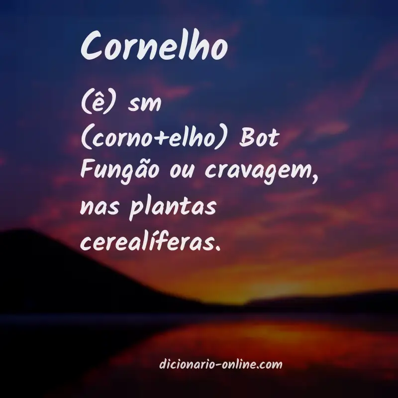 Significado de cornelho