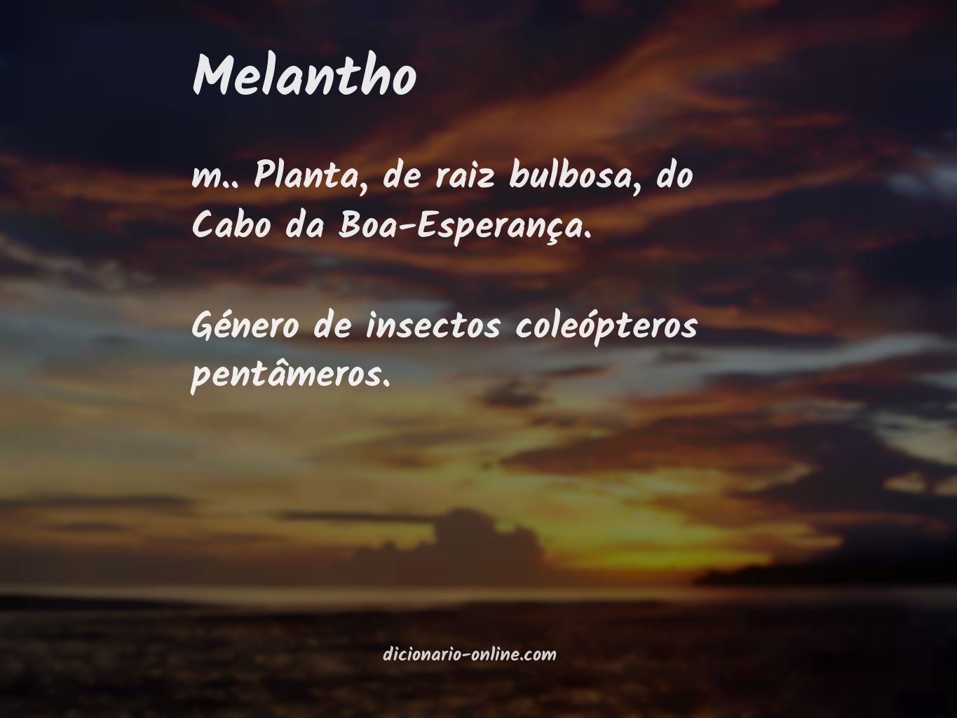 Significado de melantho