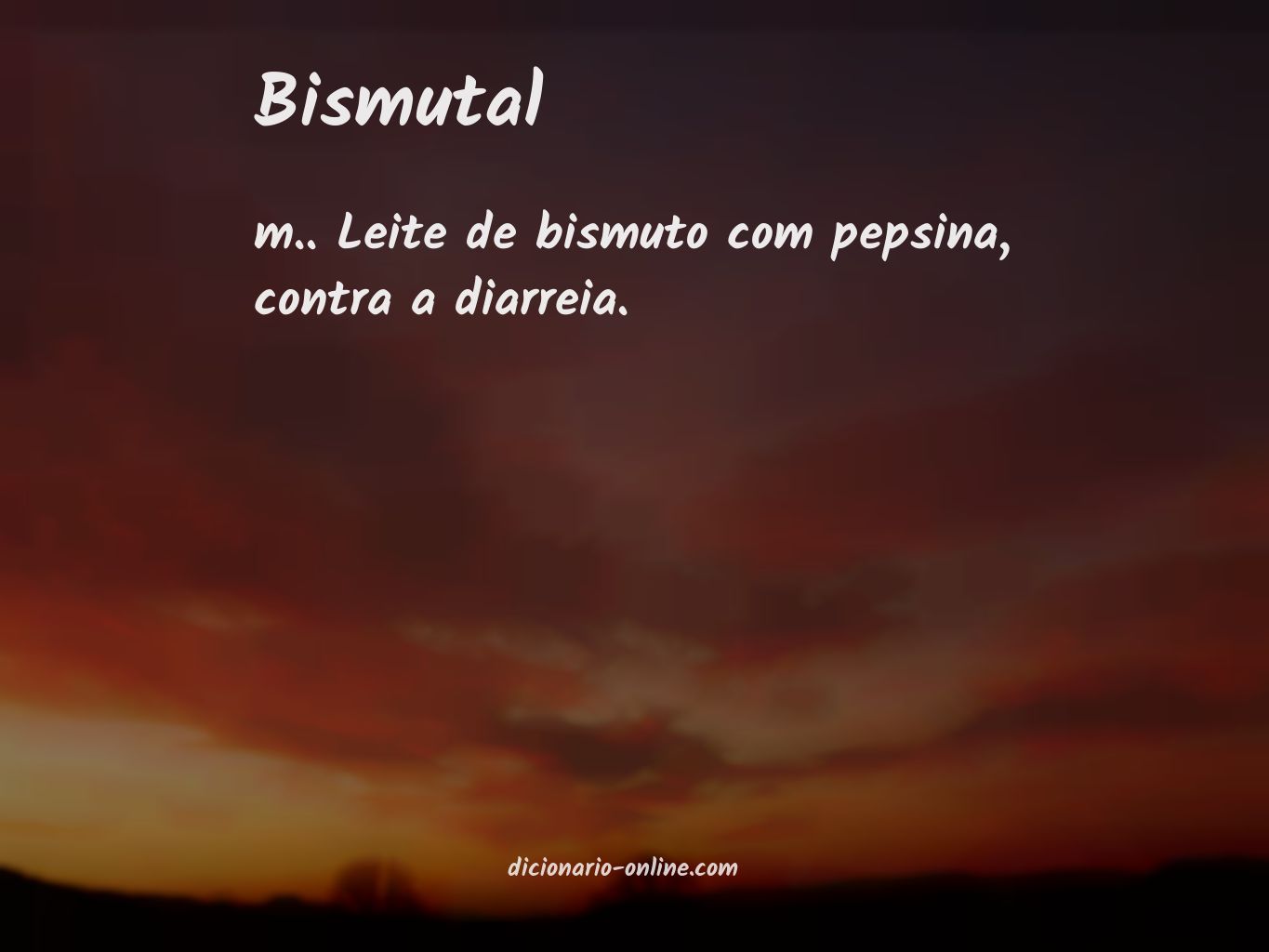 Significado de bismutal