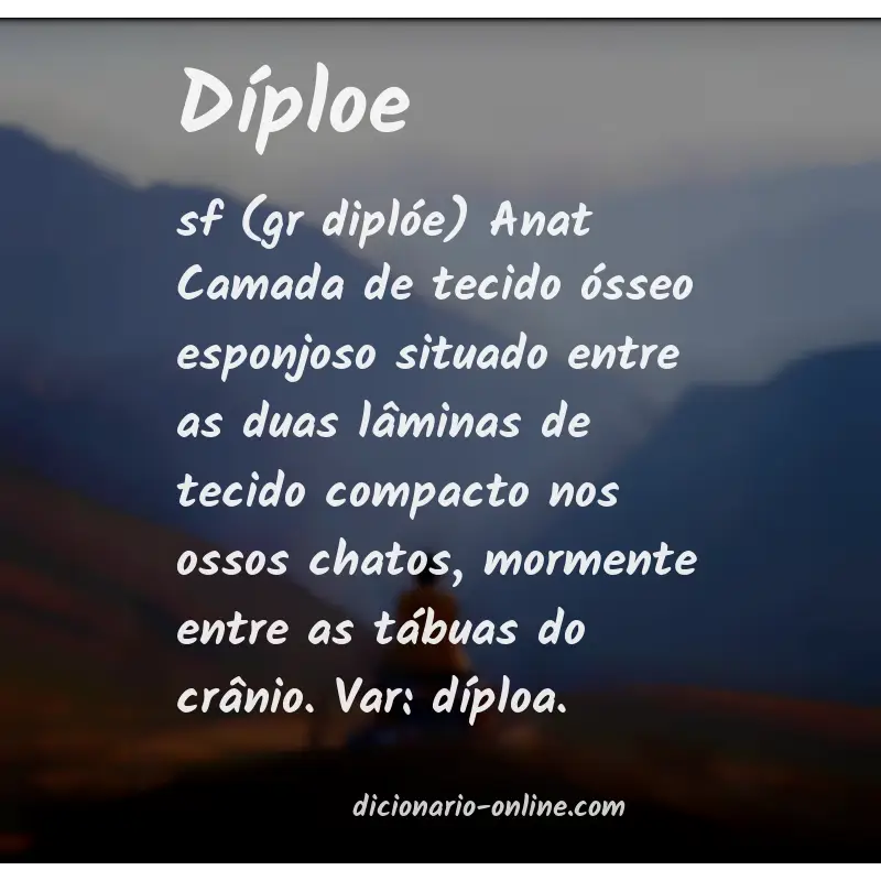 Significado de díploe